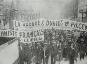 Трудящиеся Парижа протестуют против фашистских провокаций. Фотография. 1937 год.