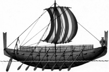 Финикийский торговый (круглый) корабль