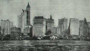 Вид на набережную Нью-Йорка. Фотография. 1905 г.