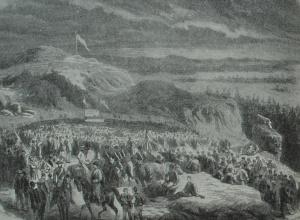 Патриотический митинг в Чехии. Гравюра по рисунку Б. Кроупы. 1869 г.