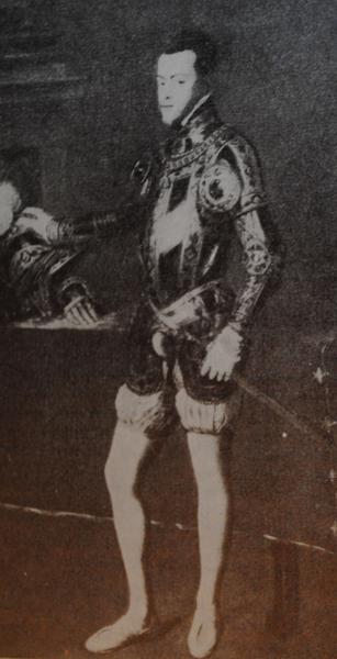 Филипп II. Портрет работы Тициана. 1550 - 1553 гг.