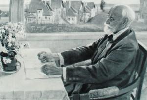 И.П. Павлов. Портрет работы М.В. Нестерова. 1937 год.