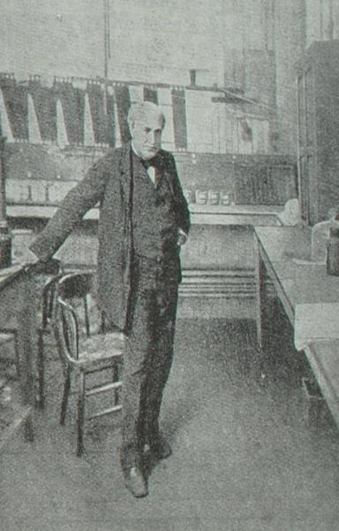 Томас Альва Эдисон. Фотография. 1911 г.