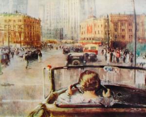 Новая Москва. Ю.И. Пименов. 1937 год.