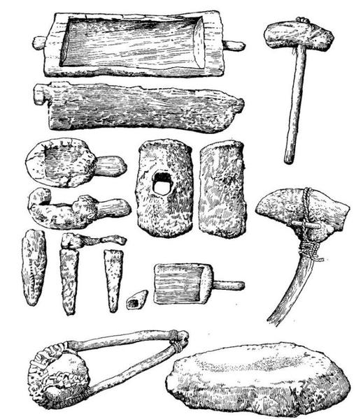 Орудия для добычи медной руды. Бронзовый век Европы