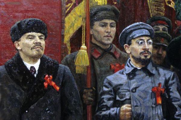 Владимир Ленин и Лев Троцкий