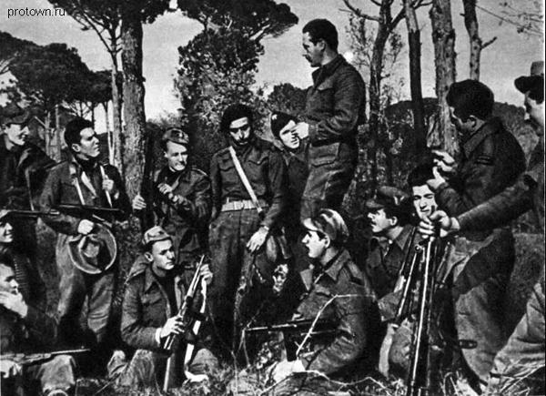 Итальянские партизаны. Провинция Равенна