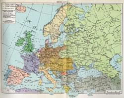 Европа в 1871 г.