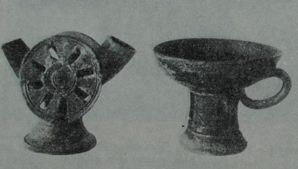 Керамические изделия из Кореи. III - IV вв. н.э.